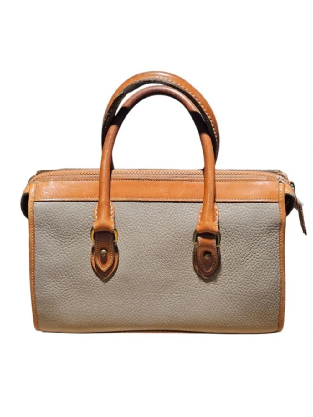 Vintage Dooney & Bourke Satchel One Size Brown & Beige